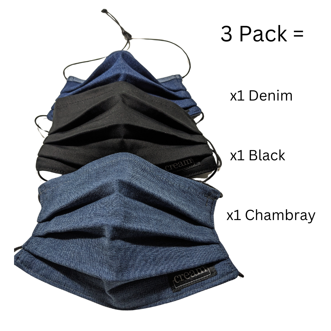 Travel face mask with head straps